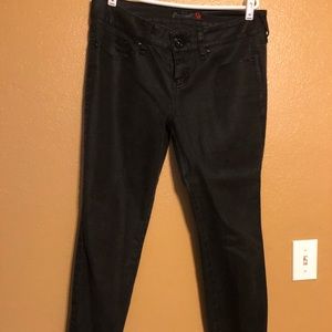 Black super skinny jeans